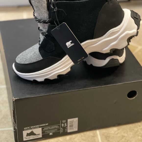 SOREL Kinetic Impact Caribou waterproof Bootie - Picture 3 of 5